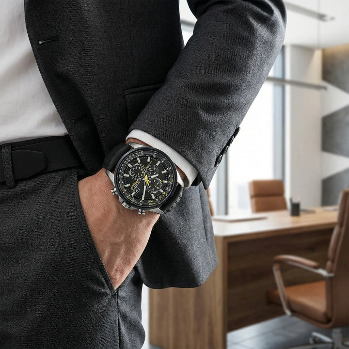 Cronavex - Classic Quartz Chronograph Dress Watch