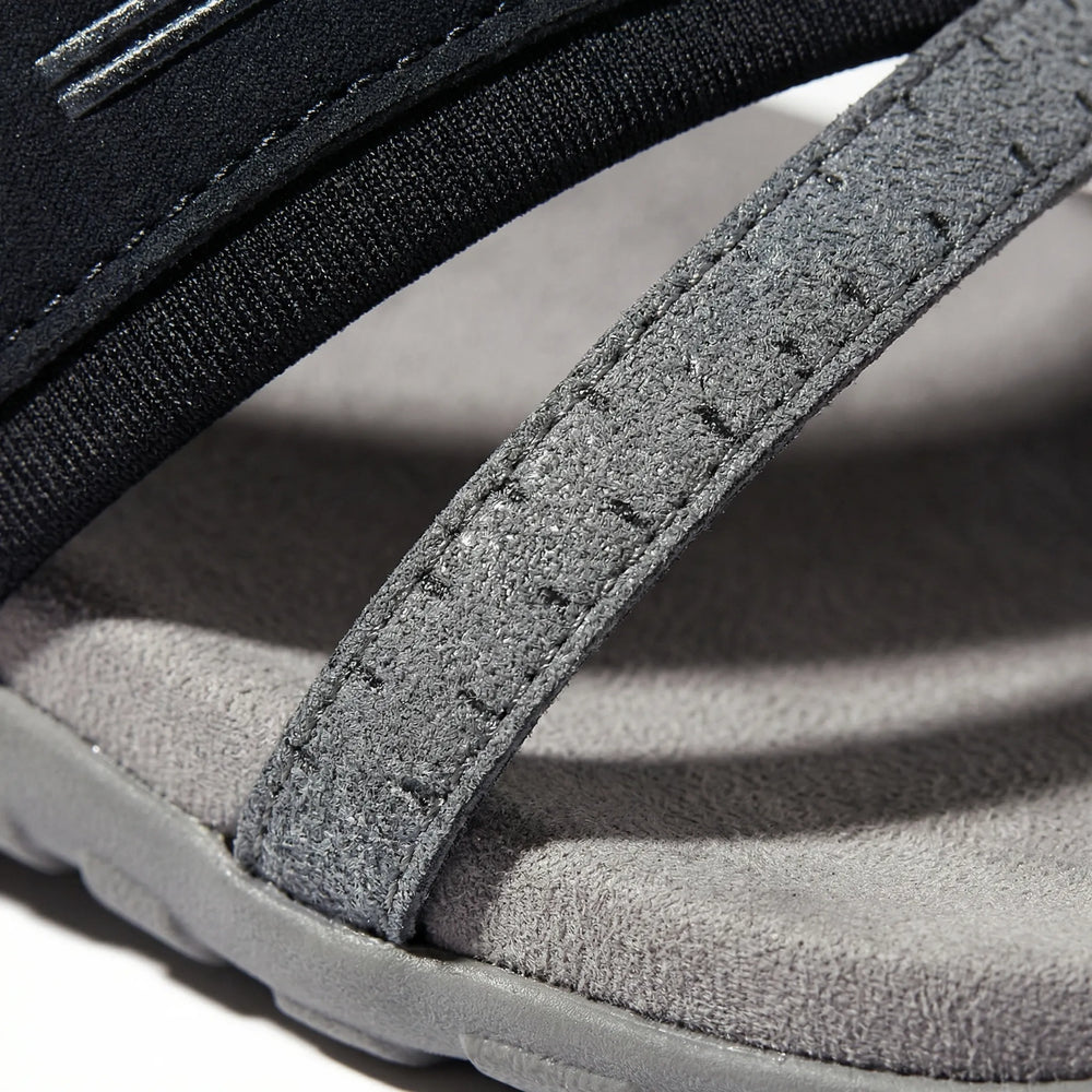 Crossella - Cross Strap Slip-On Sandal
