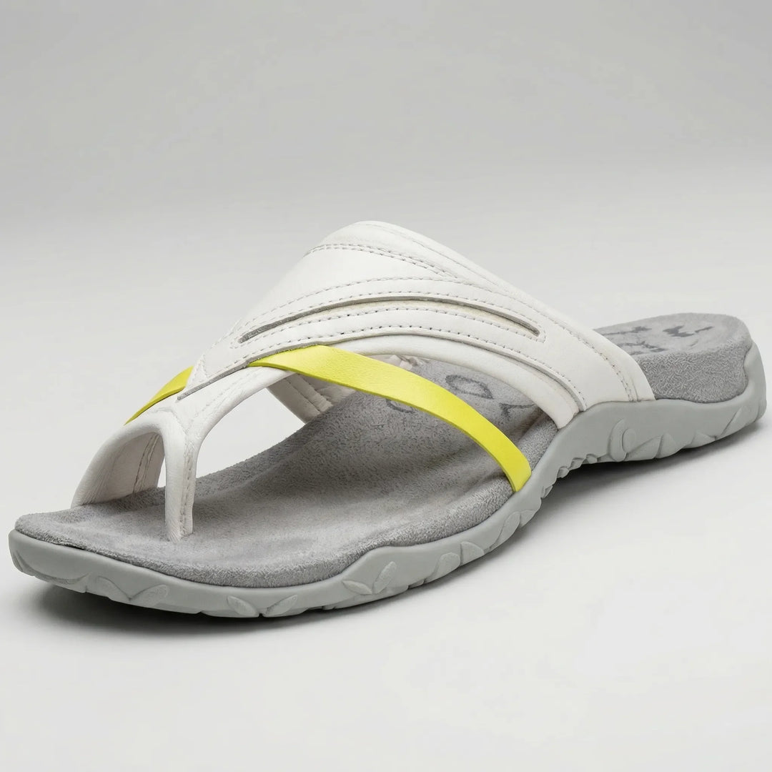 Crossella - Cross Strap Slip-On Sandal