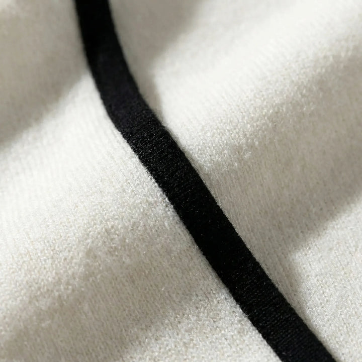 Crosswyn - Crossover V-Neck Knit Sweater