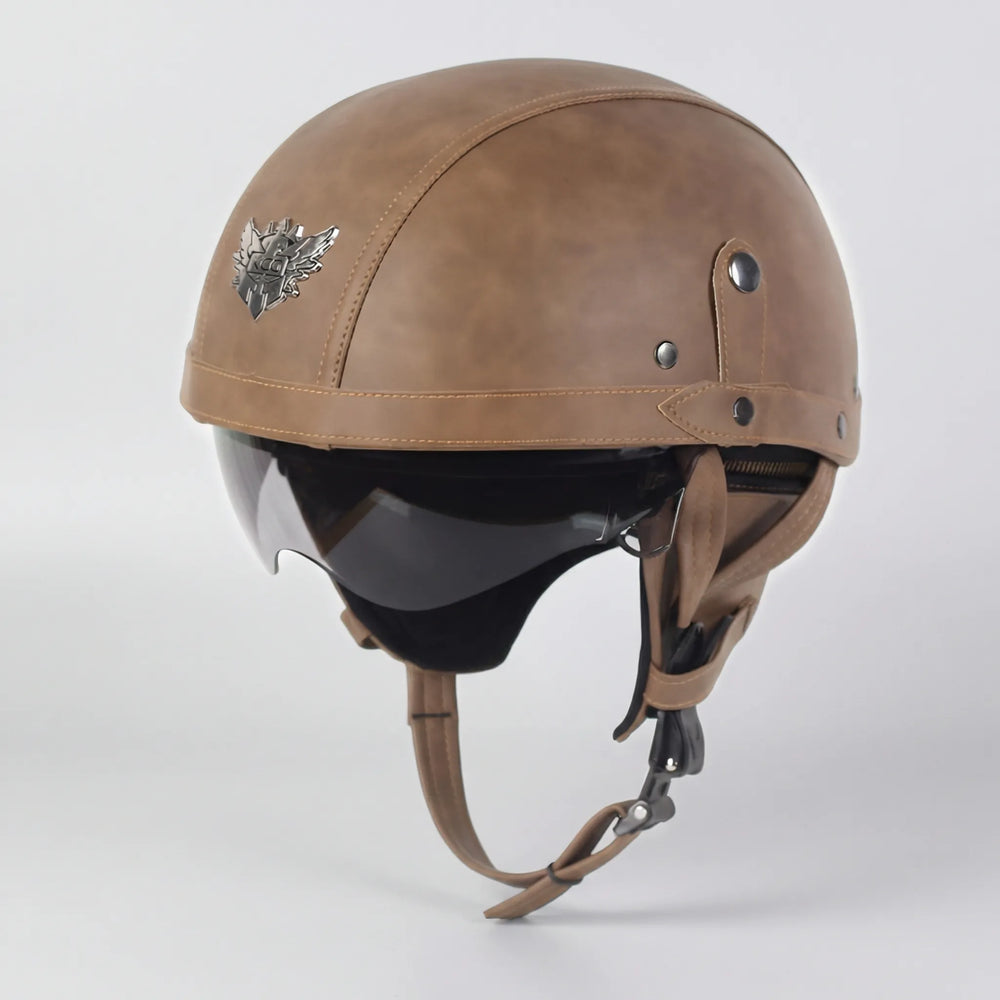 Cruisvik - DOT-Certified Vintage Half Helmet