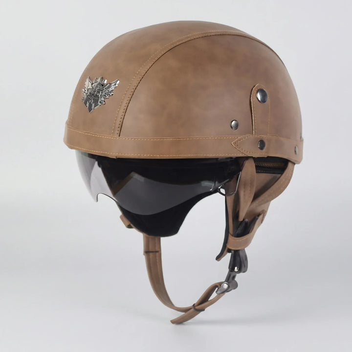 Cruisvik - DOT-Certified Vintage Half Helmet