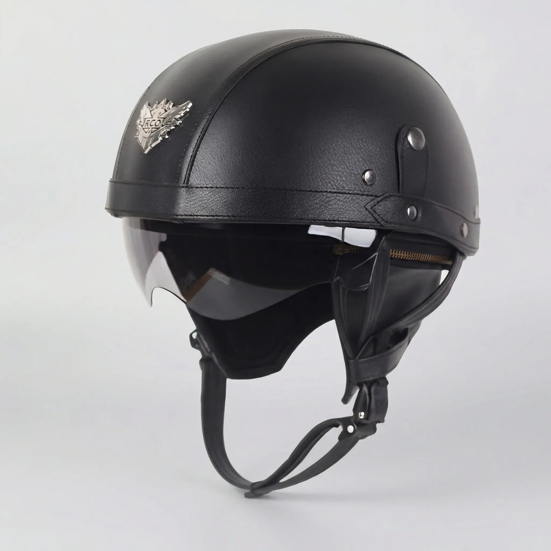 Cruisvik - DOT-Certified Vintage Half Helmet