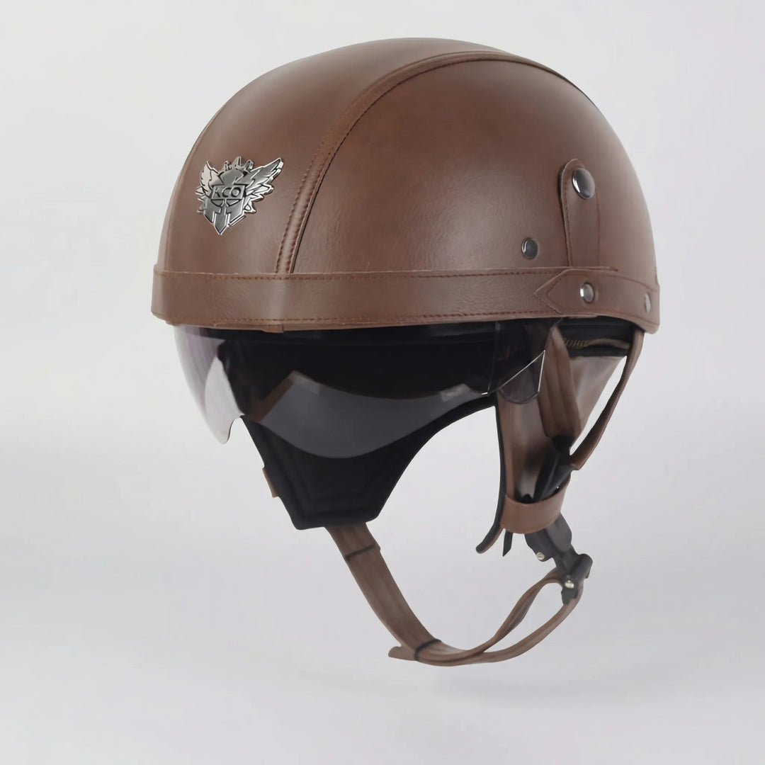 Cruisvik - DOT-Certified Vintage Half Helmet