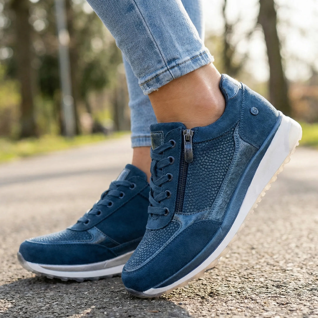 Cushiva - Lace-Up Women's Walking Sneaker