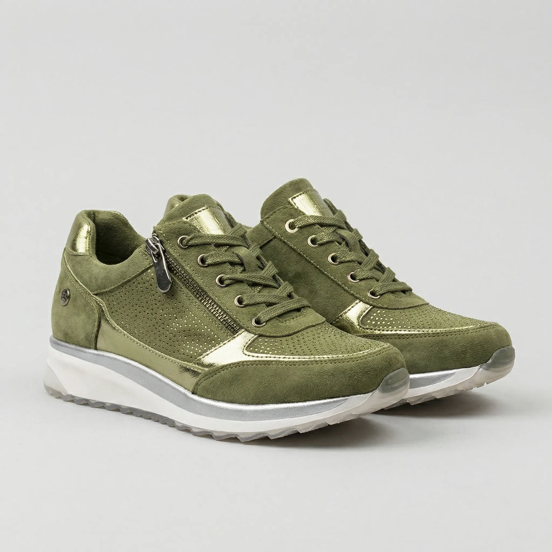 Cushiva - Lace-Up Women's Walking Sneaker