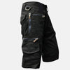 Knälång Passform Cargo Shorts för Män