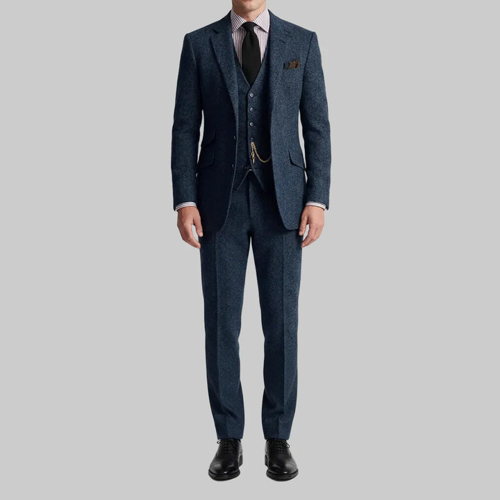Dapsworth - Three-Piece Single-Breasted Formal Suit Set