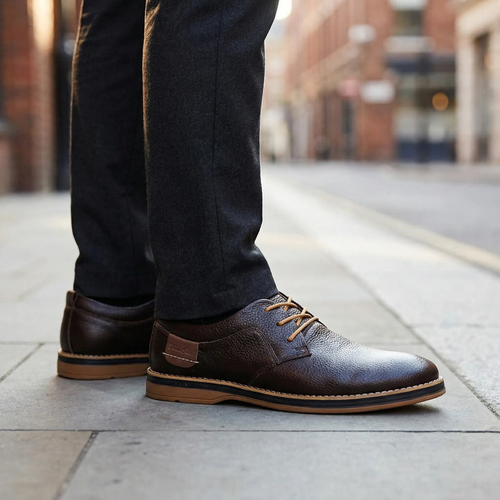 Delvoro - Classic Lace-Up Oxford Dress Shoe