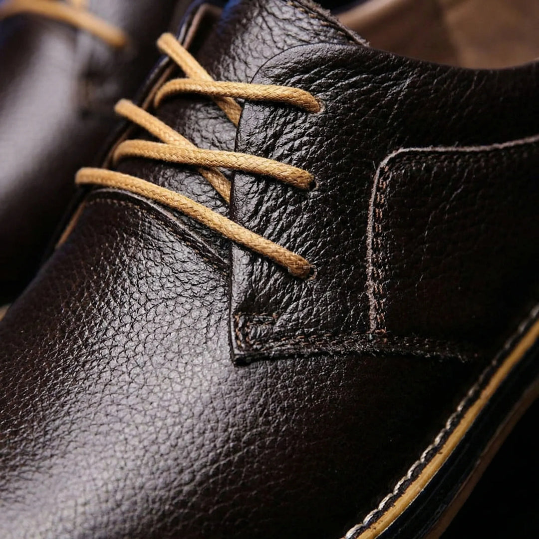 Delvoro - Classic Lace-Up Oxford Dress Shoe
