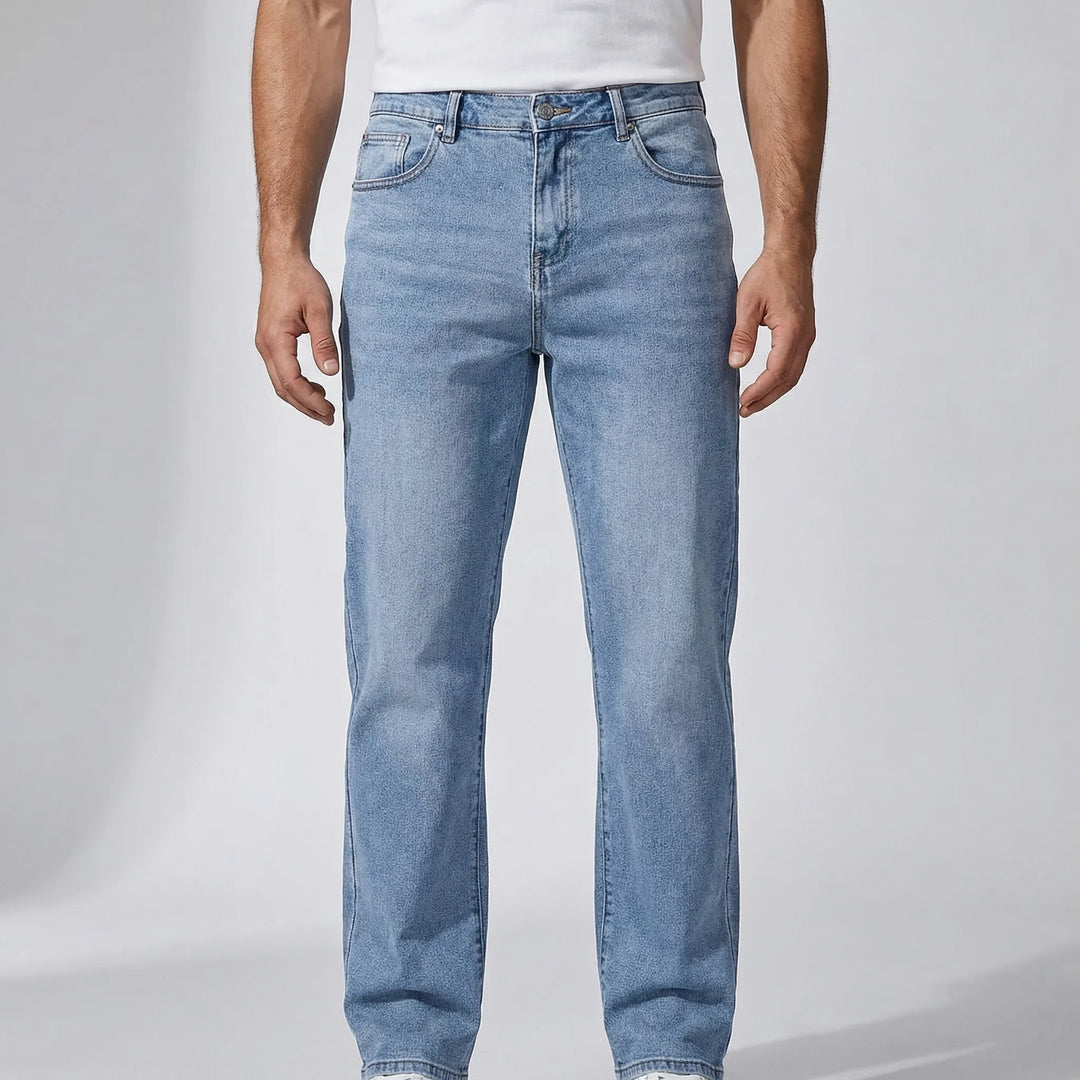Denvrix - Straight-Leg Relaxed Fit Jeans