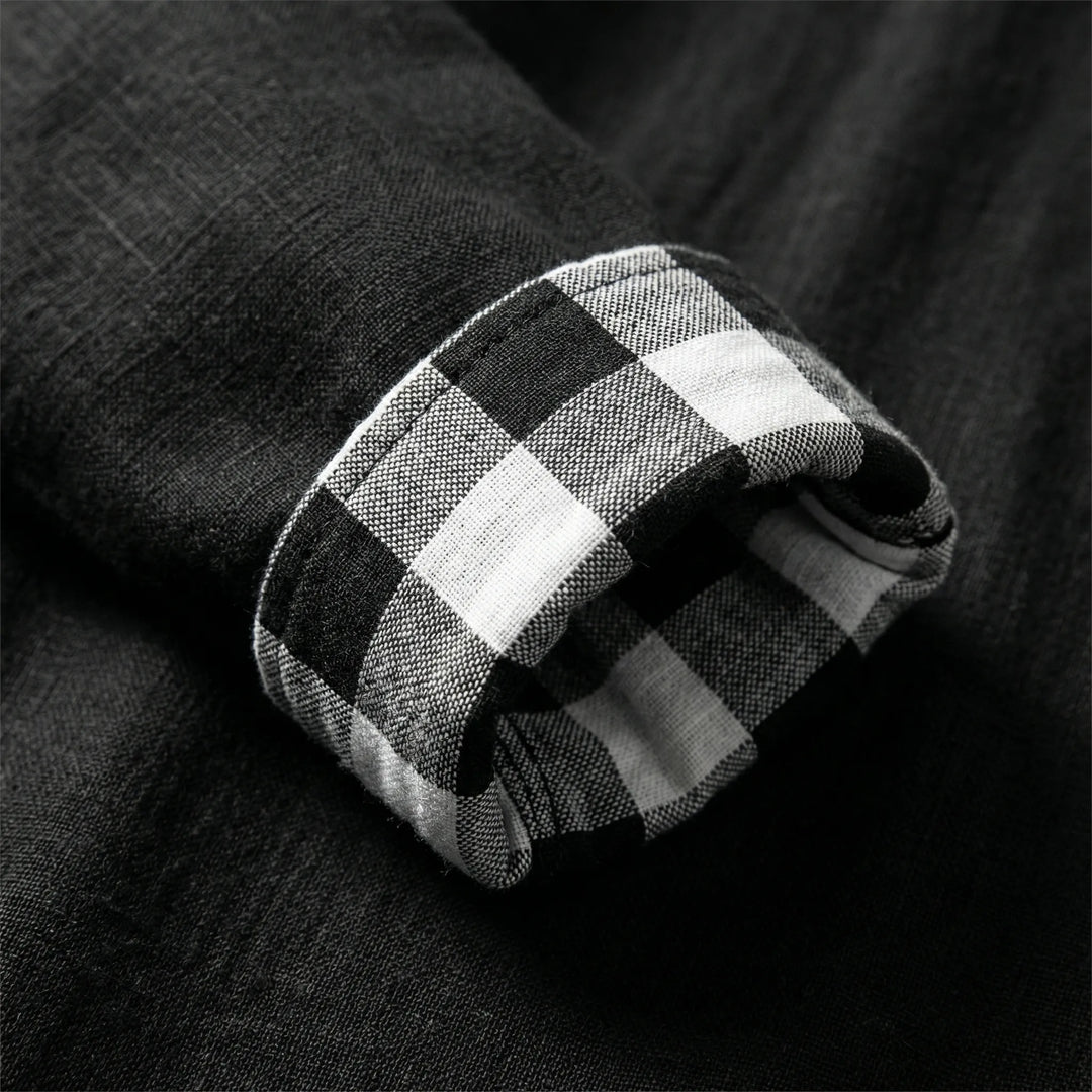 Dexholm - Long Sleeve Button-Front Casual Shirt