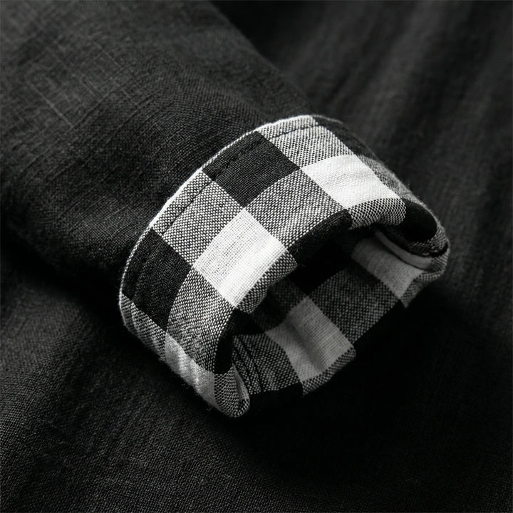 Dexholm - Long Sleeve Button-Front Casual Shirt