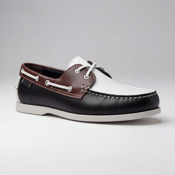 Dockven - Classic Lace-Up Leather Boat Shoe
