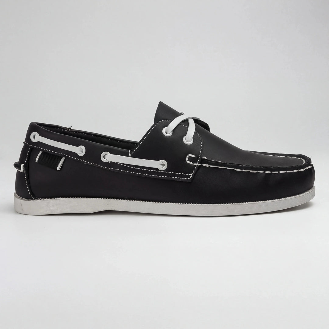 Dockven - Classic Lace-Up Leather Boat Shoe