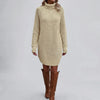 Turtleneck Sweater Mini Klänning