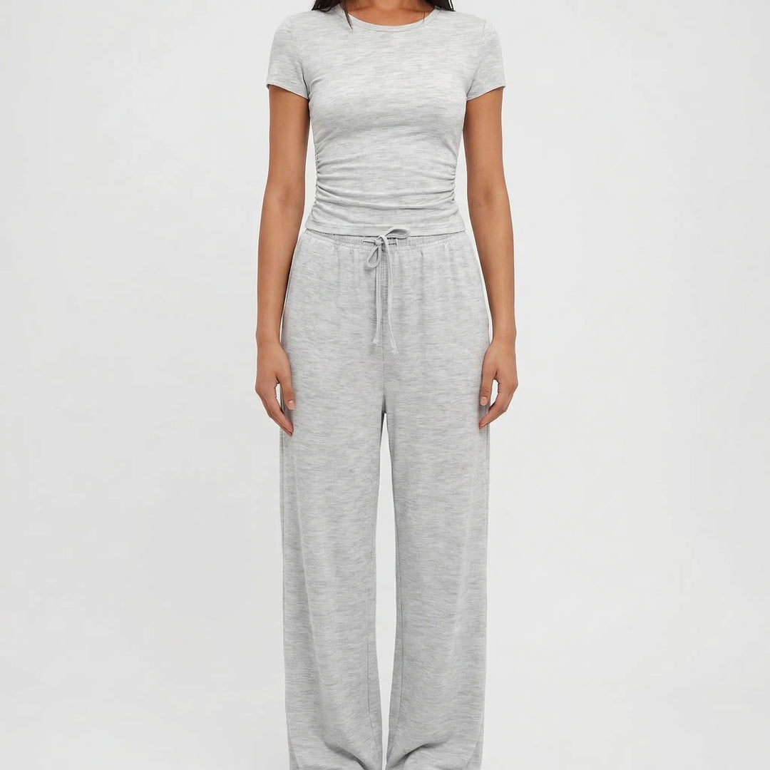 Drapello - 2-Piece Wide Leg Lounge Set