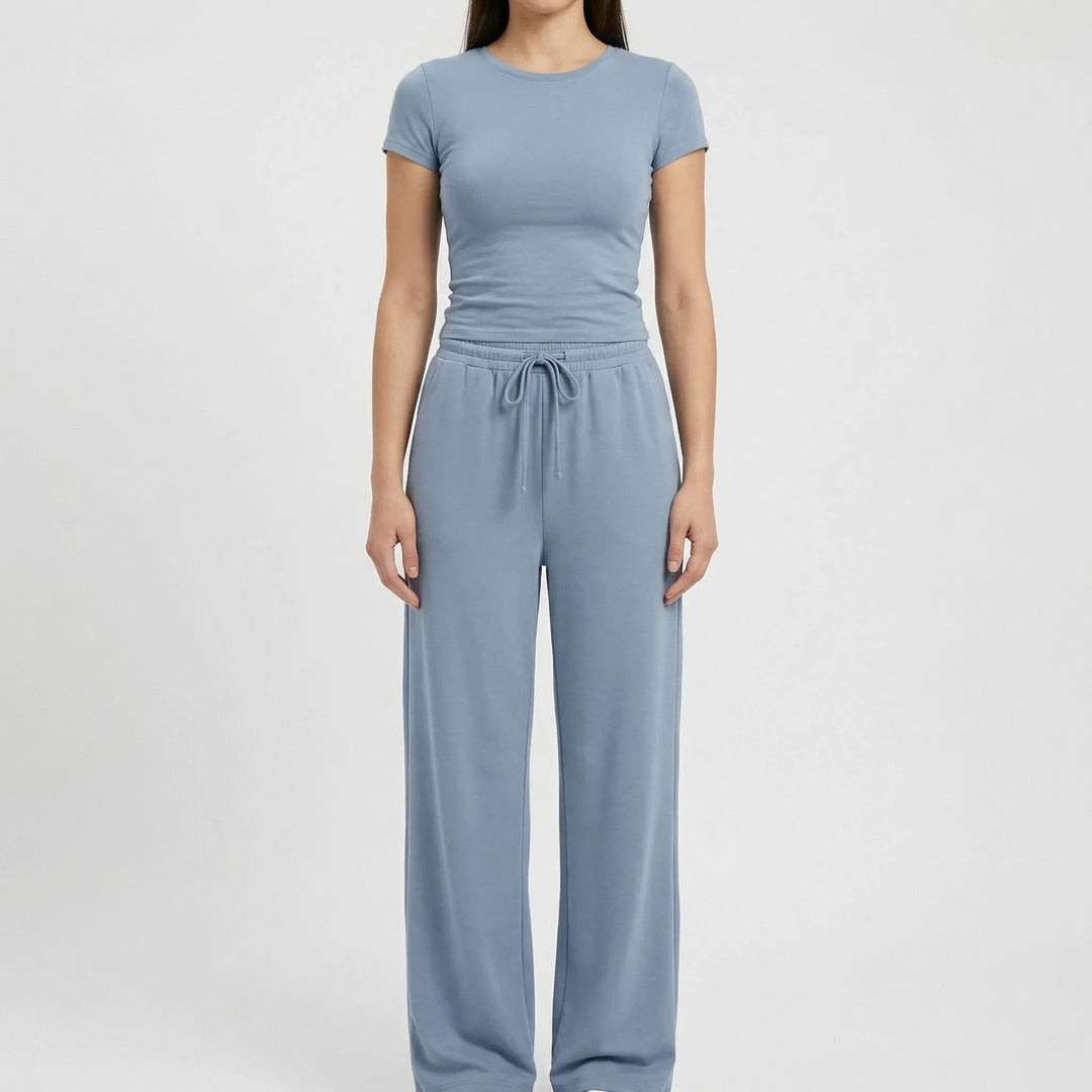 Drapello - 2-Piece Wide Leg Lounge Set