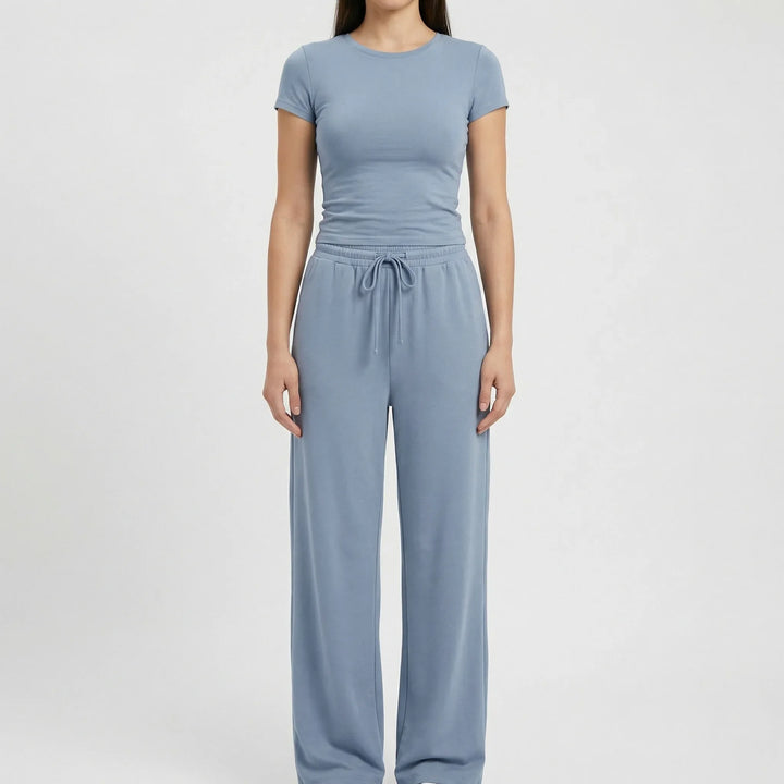 Drapello - 2-Piece Wide Leg Lounge Set
