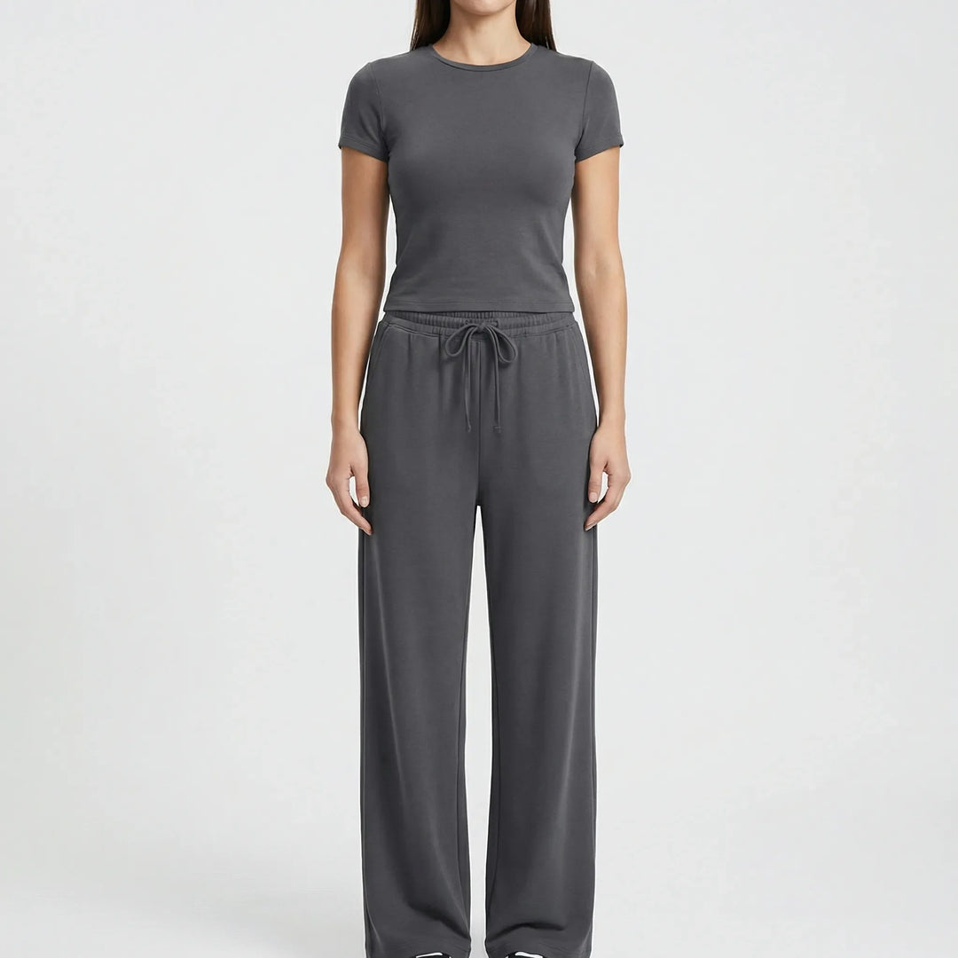 Drapello - 2-Piece Wide Leg Lounge Set