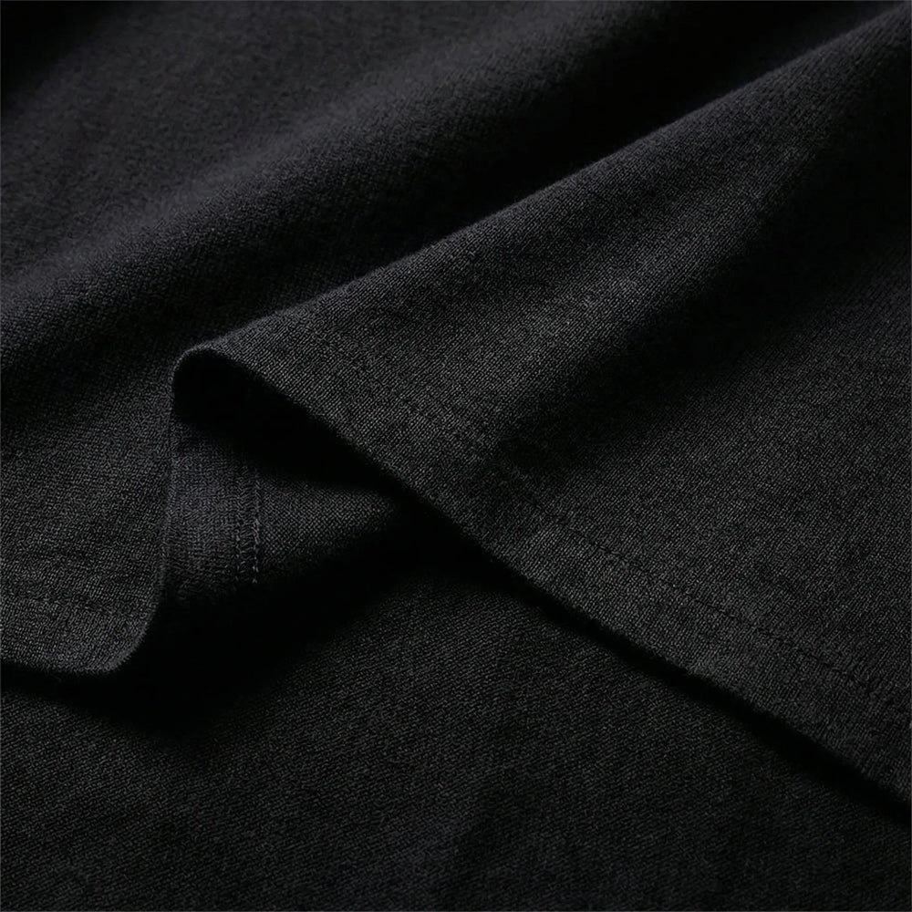 Drapis - Long Sleeve Asymmetric Hem Top