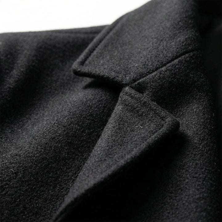 Dravecco - Longline Notch Lapel Overcoat