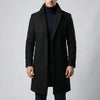 Långlinje Notch Lapel Overcoat