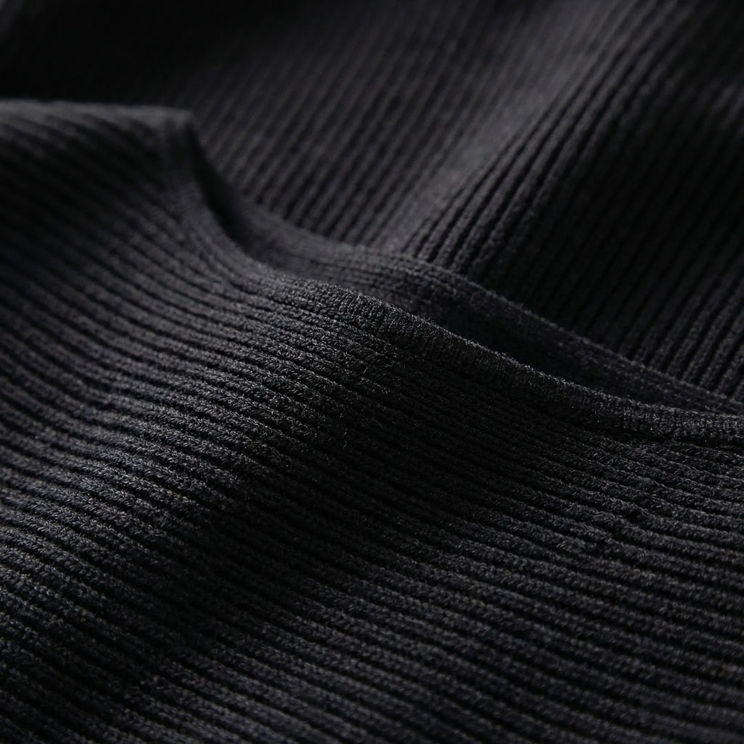 Dravelle - Off-The-Shoulder Batwing Knit Pullover