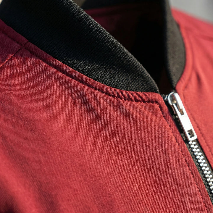 Draxon - Classic Zip-Up Bomber Jacket For Men