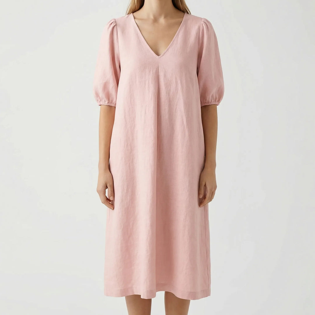 Driftella - Midi Length Relaxed Silhouette Dress
