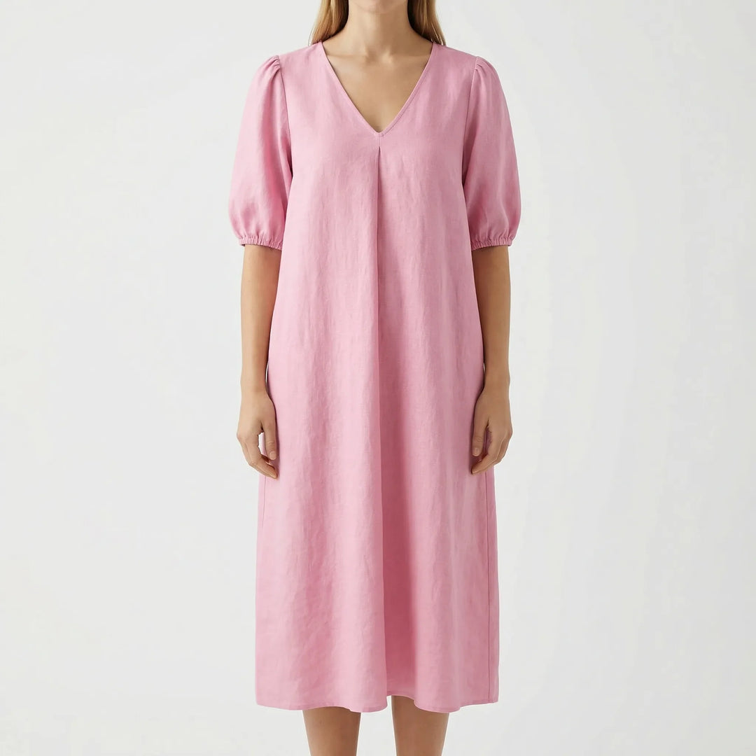 Driftella - Midi Length Relaxed Silhouette Dress