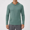 Avslappnad Passform Pullover Hoodie för Män