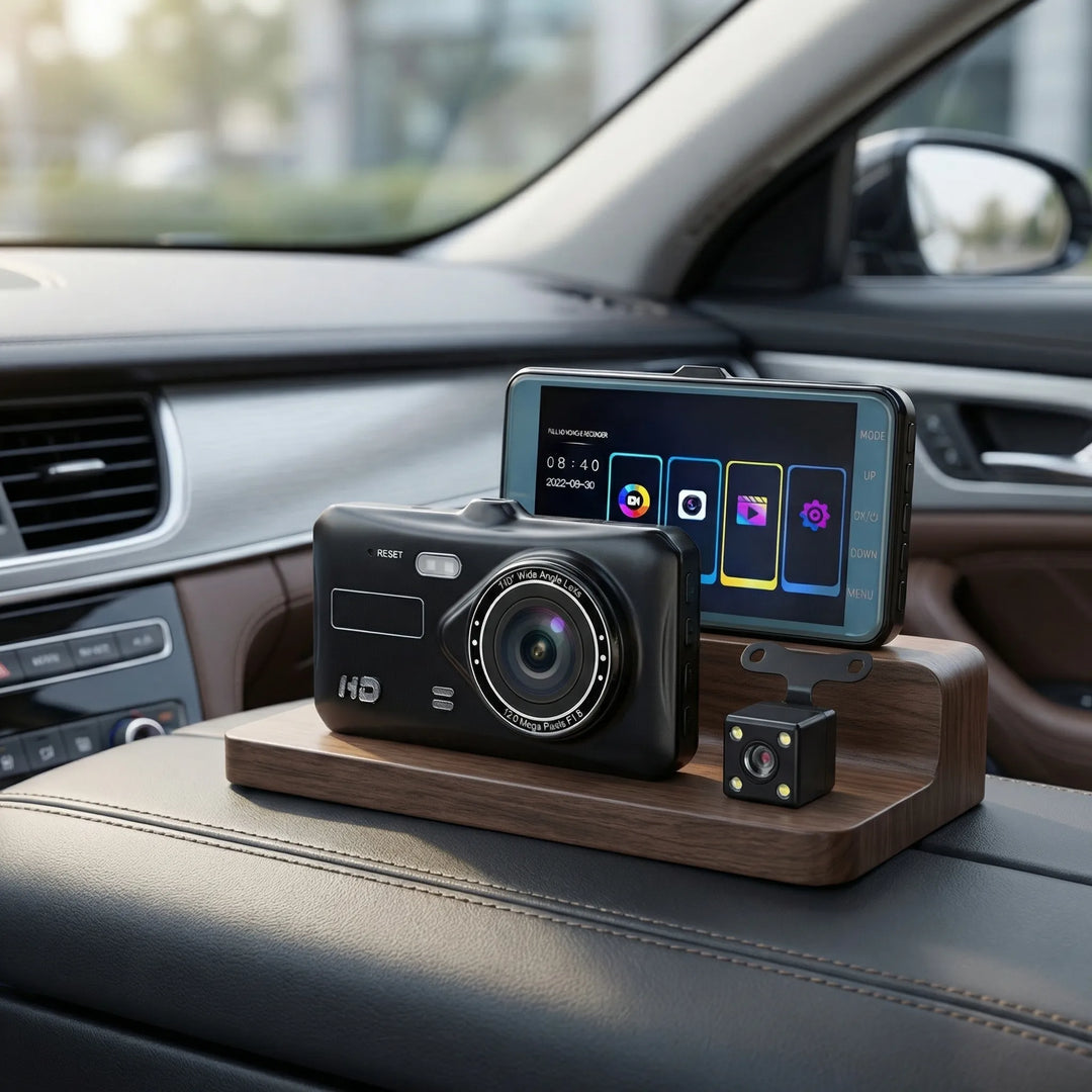 Drivlux - Wireless Dual-Lens Vehicle Dash Camera