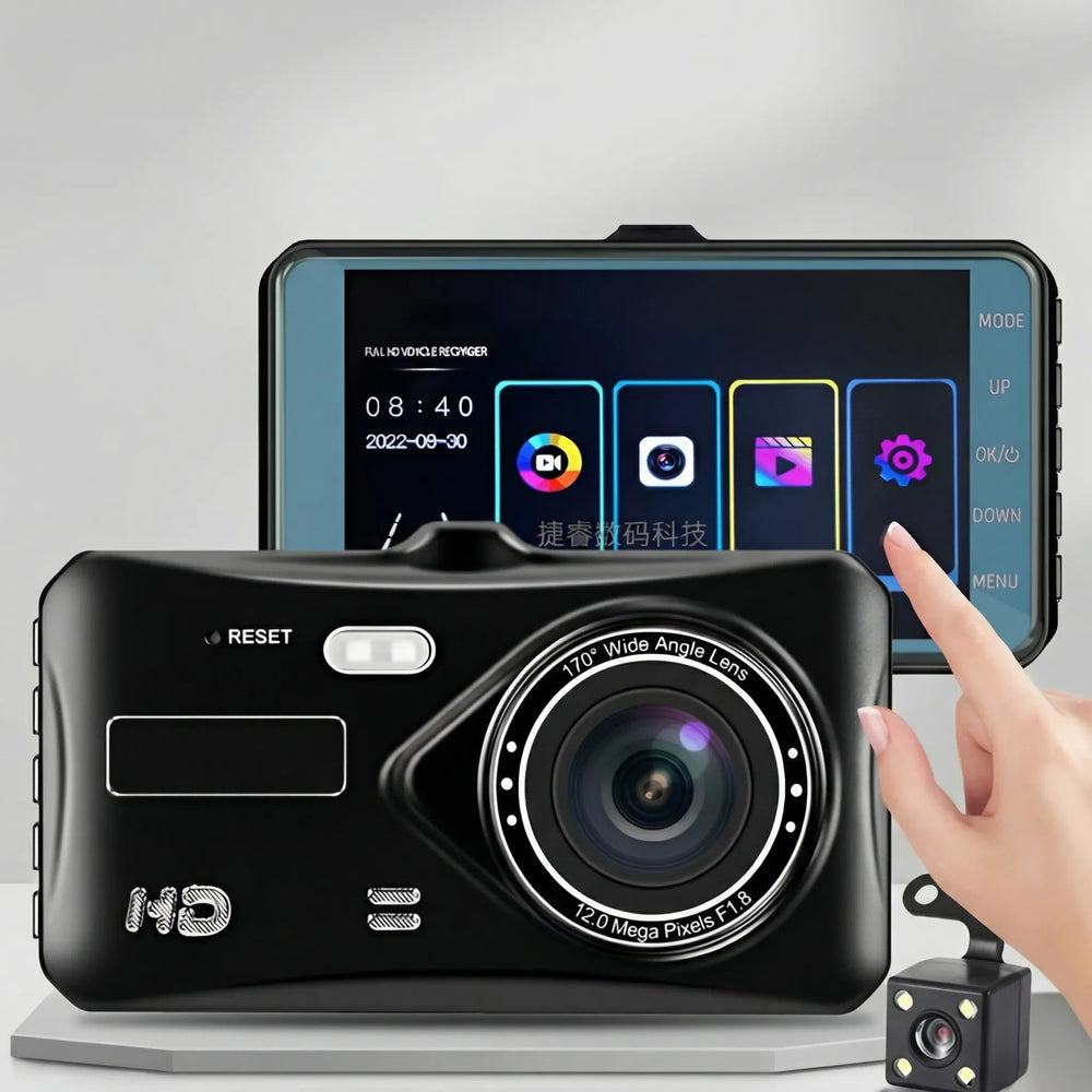 Drivlux - Wireless Dual-Lens Vehicle Dash Camera