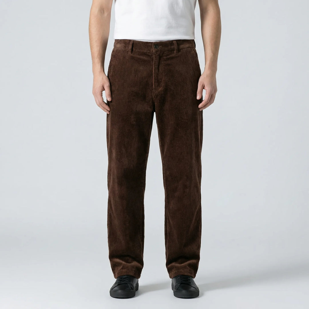 Drouvex - Loose Straight Tapered Trousers For Men