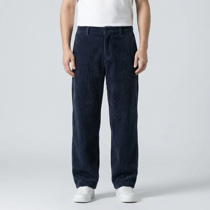 Drouvex - Loose Straight Tapered Trousers For Men