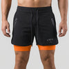2-I-1 Kompressions Träningsshorts