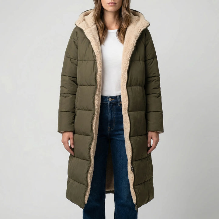 Dualvex - Long Reversible Hooded Winter Coat