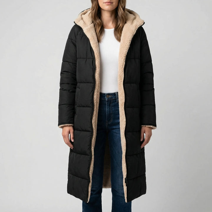 Dualvex - Long Reversible Hooded Winter Coat