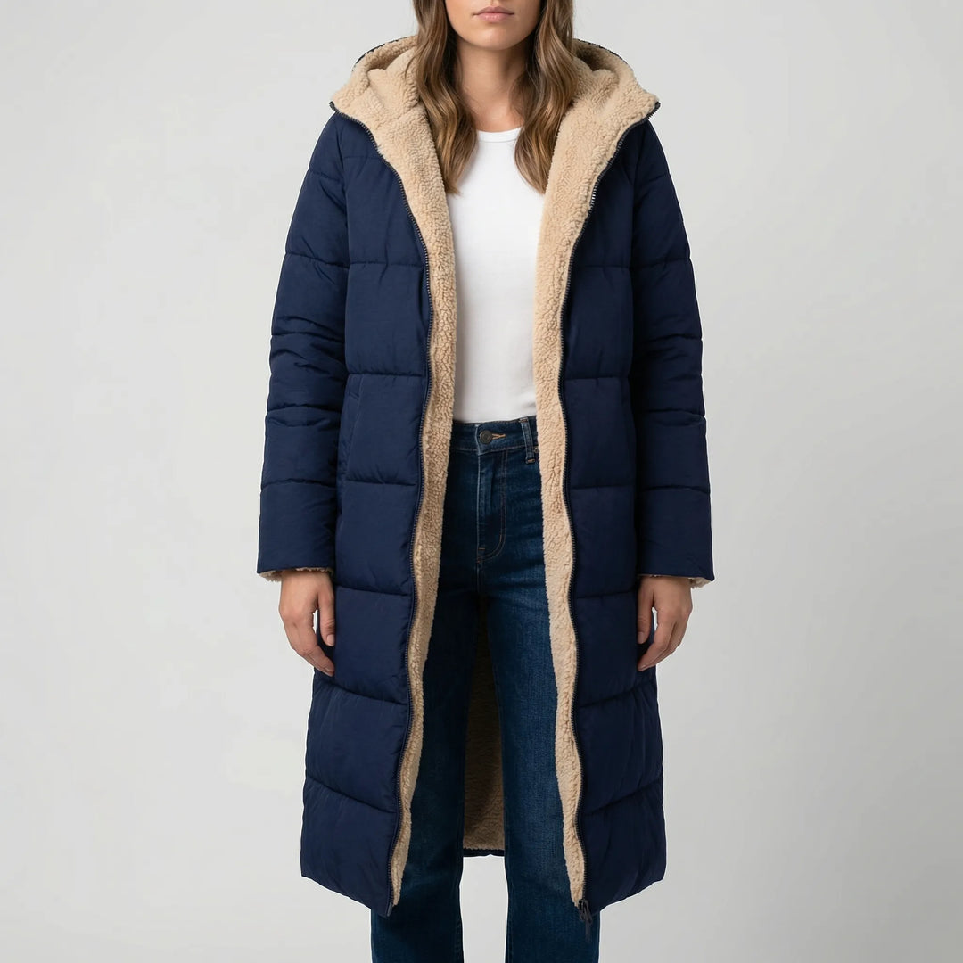 Dualvex - Long Reversible Hooded Winter Coat