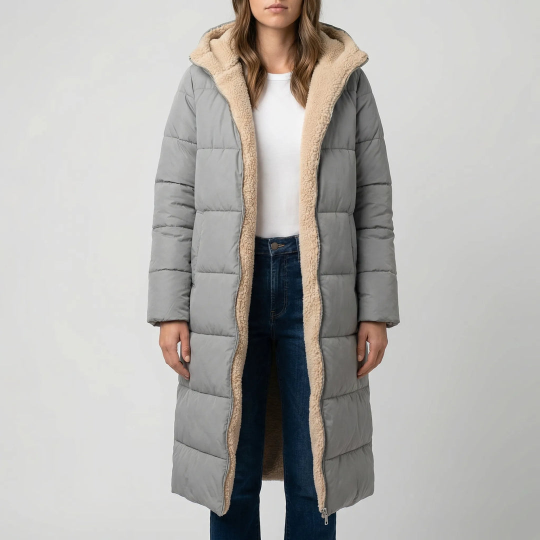 Dualvex - Long Reversible Hooded Winter Coat