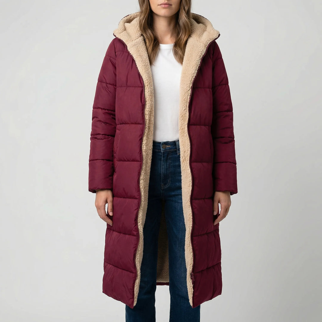 Dualvex - Long Reversible Hooded Winter Coat