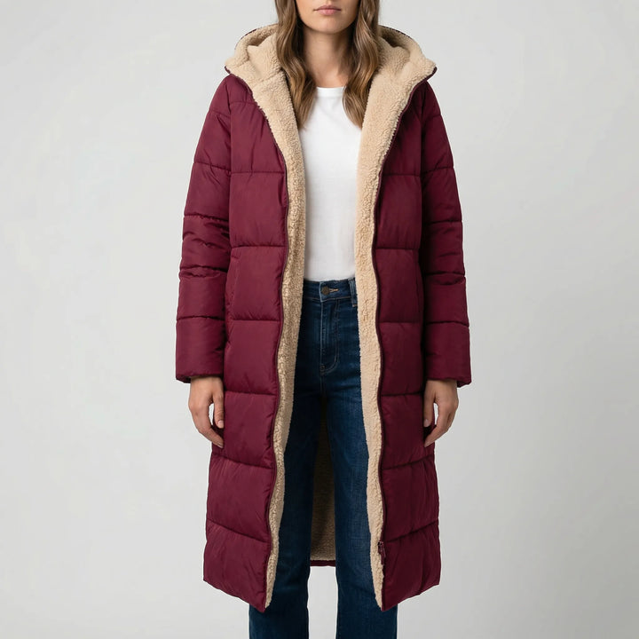 Dualvex - Long Reversible Hooded Winter Coat