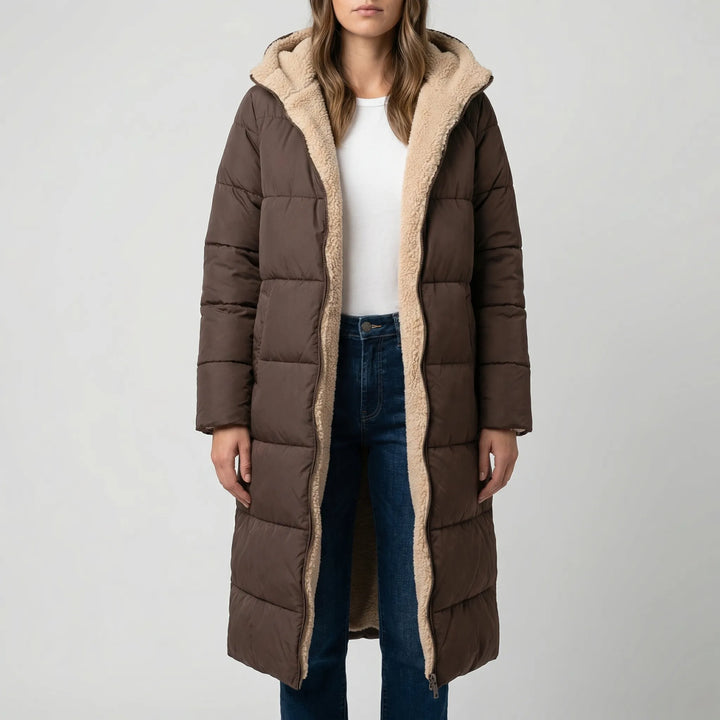Dualvex - Long Reversible Hooded Winter Coat