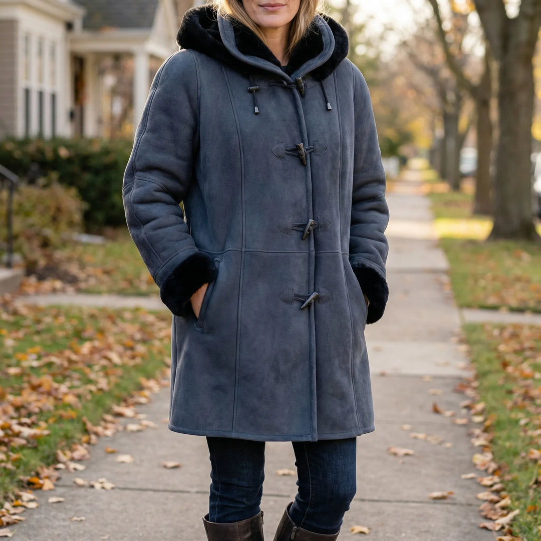 Duffelux - Hooded Toggle-Closure Duffle Coat