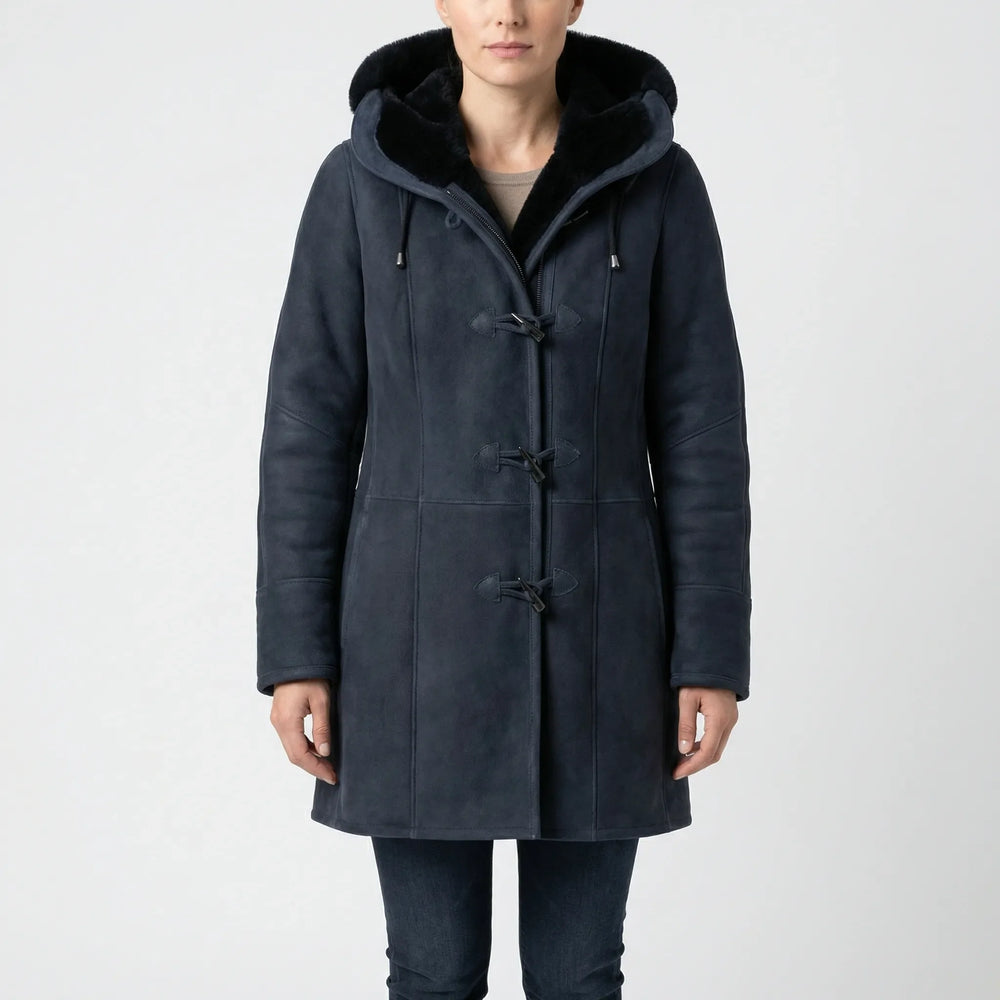 Duffelux - Hooded Toggle-Closure Duffle Coat