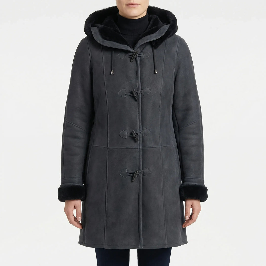 Duffelux - Hooded Toggle-Closure Duffle Coat