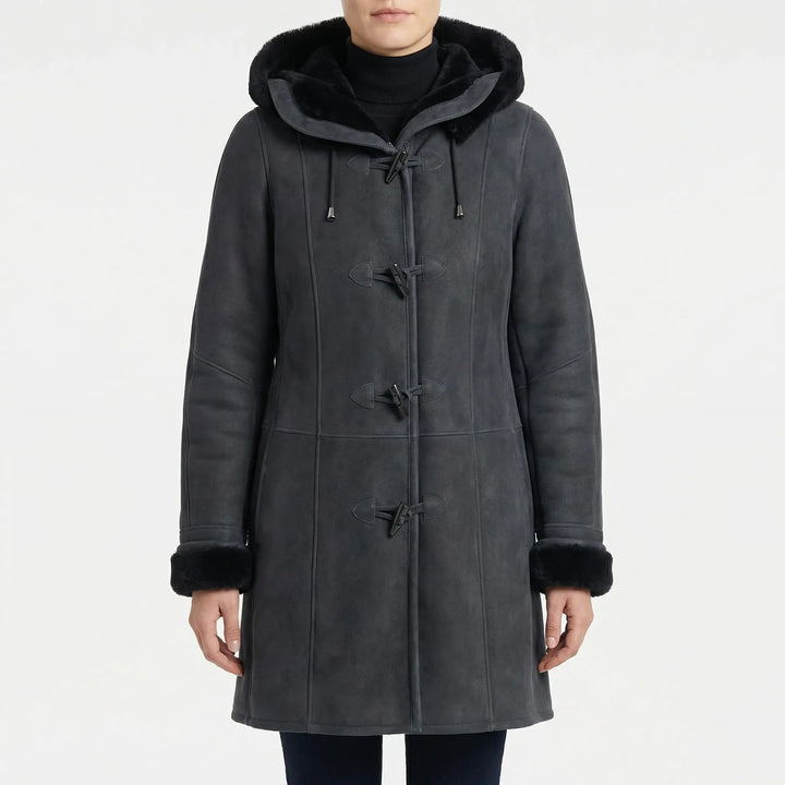 Duffelux - Hooded Toggle-Closure Duffle Coat