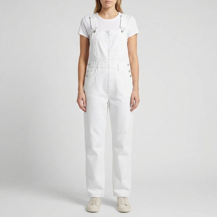 Dunaway - Relaxed Fit Denim Bib Overalls