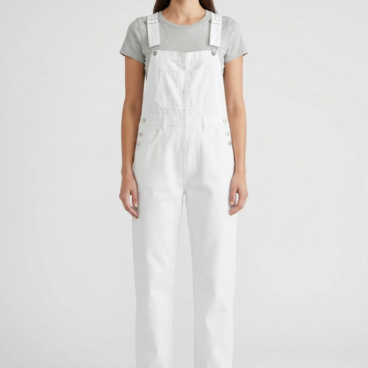 Dunaway - Relaxed Fit Denim Bib Overalls